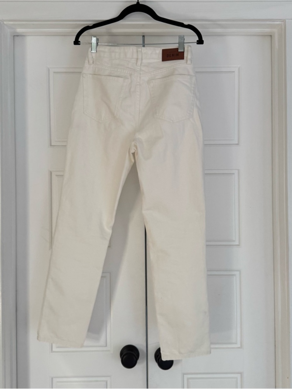 Sezane Brut Sexy Jeans, Ecru - size 36 (4 US) - Picture 4 of 13